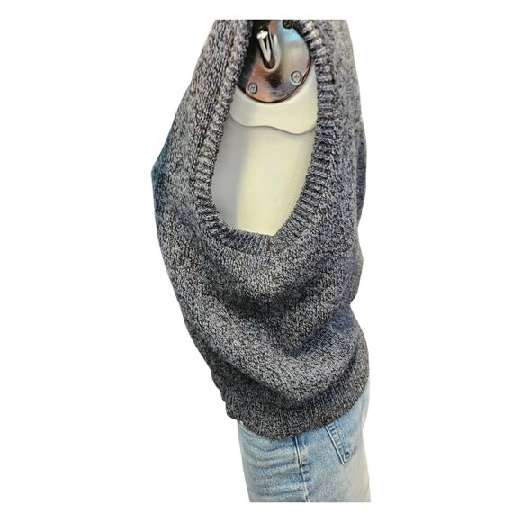 Harbor Bay Blue Wool Blend Sweater Vest Mens Size Medium Vintage 80's - Picture 4 of 9